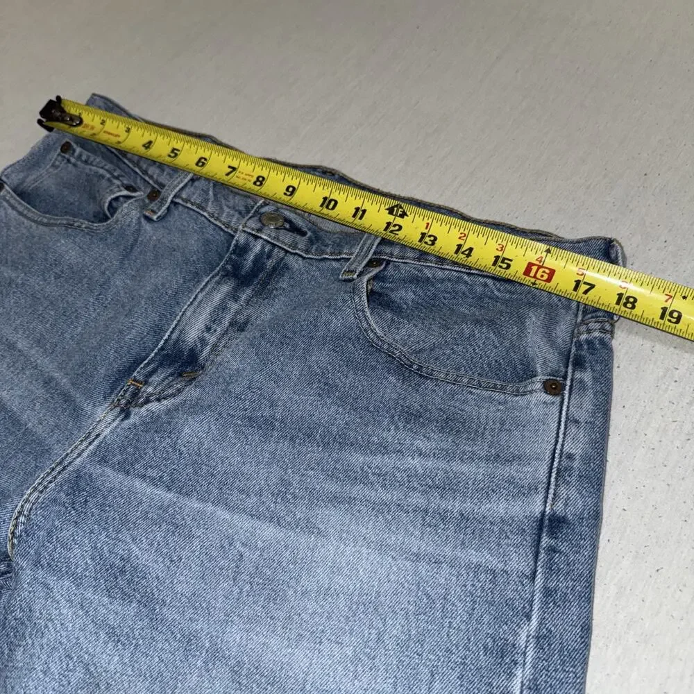 Levi's 569 Loose Straight Jean's Men's 32x34 Pants Blue Denim Baggy EUC